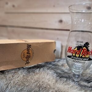 Hard Rock Cafe Acapulco Hurricane Glass